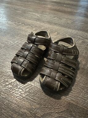 Kids Brown Fisherman Sandals - Unbranded